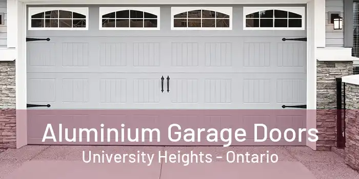 Aluminium Garage Doors University Heights - Ontario