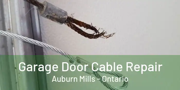Garage Door Cable Repair Auburn Mills - Ontario