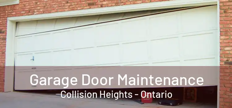 Garage Door Maintenance Collision Heights - Ontario