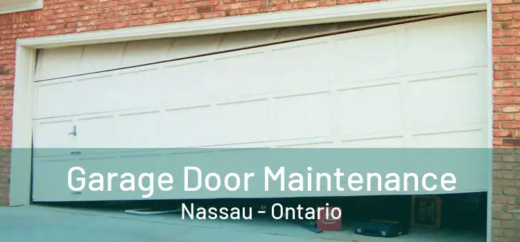 Garage Door Maintenance Nassau - Ontario