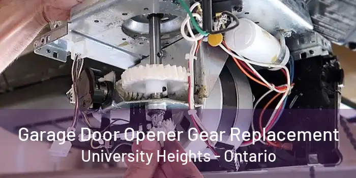 Garage Door Opener Gear Replacement University Heights - Ontario