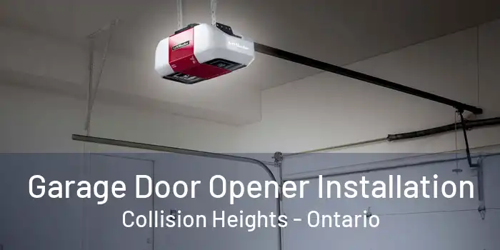 Garage Door Opener Installation Collision Heights - Ontario