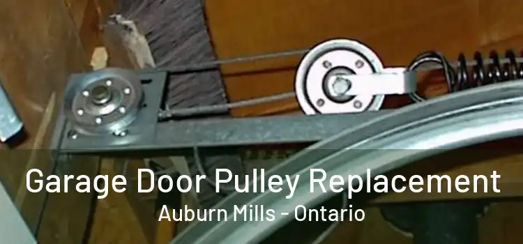 Garage Door Pulley Replacement Auburn Mills - Ontario