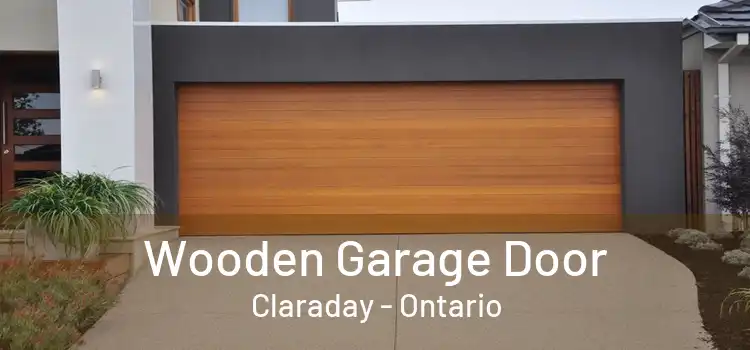 Wooden Garage Door Claraday - Ontario