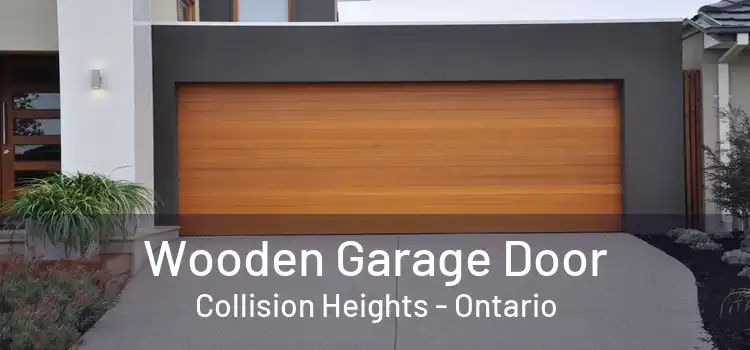 Wooden Garage Door Collision Heights - Ontario