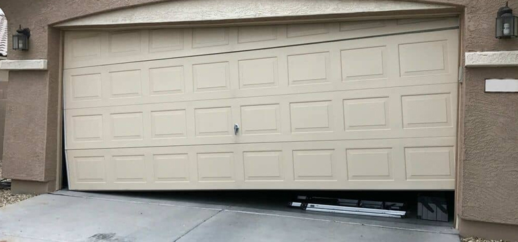 garage-door-bent-off-track-repair in Peterborough