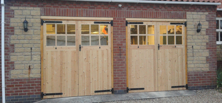 Side Hinged Wooden Garage Doors Peterborough